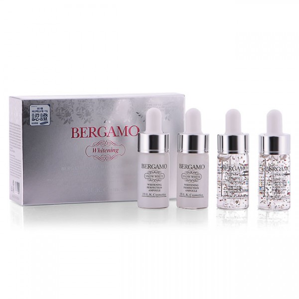 Set 4 Serum Bergamo Snow White Whitening Perfection 13ml*4