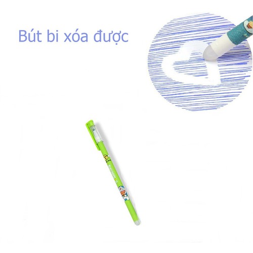 Bút bi xóa được cho bé học tập - mực xanh