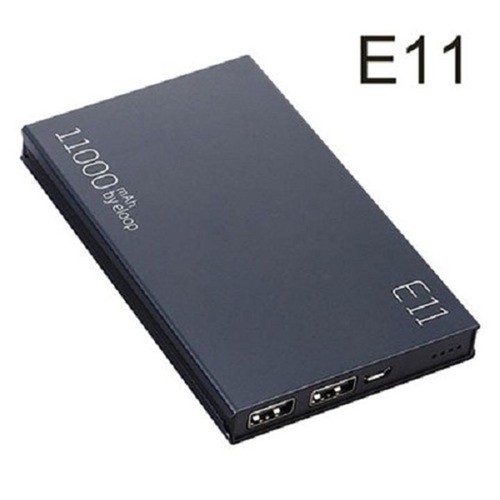 Pin sạc tích điện đa năng eloop e11 powerbank 11000 mah đen