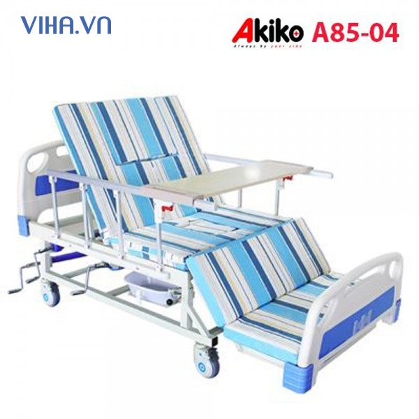 Giường bệnh nhân đa năng 4 tay quay Akiko A85-04