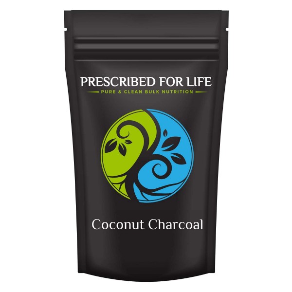 Prescribed For Life Coconut Charcoal Powder | Activated Coconut Shell Charcoal Ultra Fine Husk Food Grade Powder | Natural, Gluten Free, Vegan, Non...