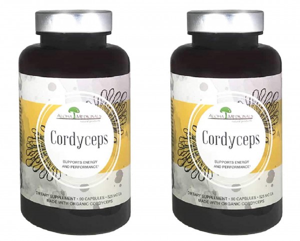 Aloha Medicinals - Pure Cordyceps - Certified Organic Mushrooms - Cordyceps Militaris - Cordyceps Sinensis - Supports Immunity, Energy and Stamina ...