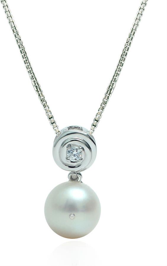 Mặt Dây Chuyền Nữ Ngọc Trai LuxJy Jewelry P3048 - Trắng Kem