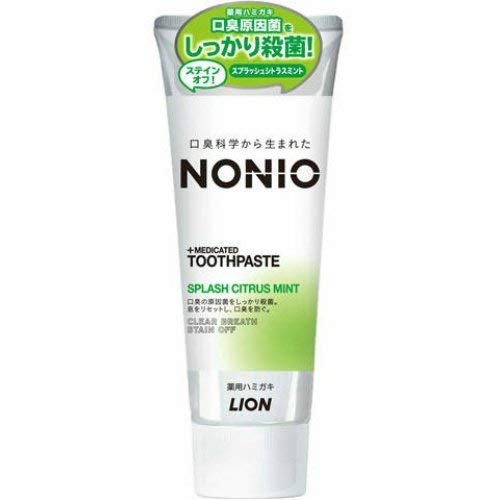 LION Lion Nonio NONIO Medicinal Toothpaste Splash Citrus Mint 130g Quasi-drug x 060 points set (4903301259312)