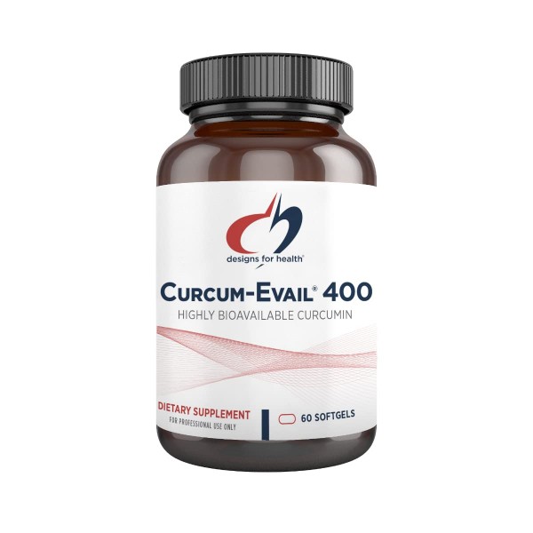 Designs for Health Curcum-Evail 400 - Bioavailable Turmeric Curcumin Supplements - Evail Emulsification Technology - Curcumin C3 Complex with Turme...