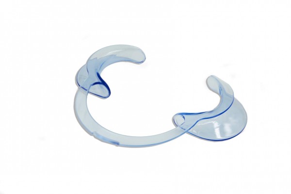 Global Whitening Clear Blue C-Shape Dental Cheek Retractor Mouth Opener for Teeth Whitening, Gum Cleaning Or Any Dental Treatment, Get a Widely Vie...