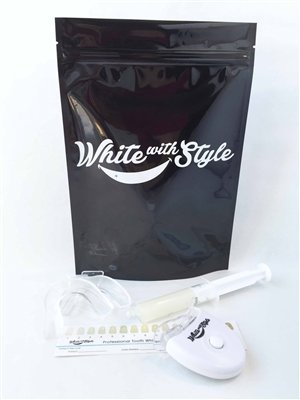 White with Style SWPF Sparkle White Peroxide Free Teeth Whitening Kit - Flower Extract