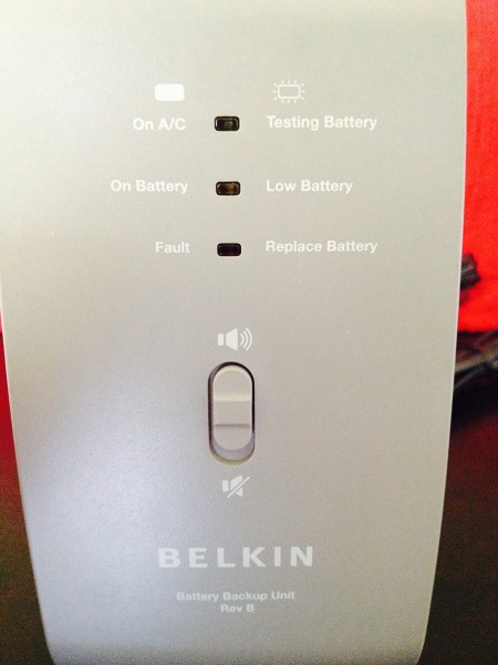 Belkin RG BATTERY BACKUP REVISION B 12V DC UPS BU3DC001-12V