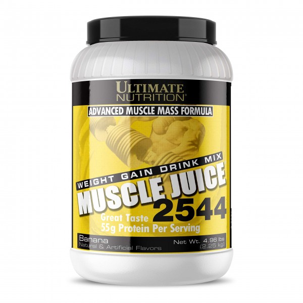 Ultimate Nutrition Muscle Juice 2544, Lean Muscle Mass Classic Gainer, Weight Gain Drink Mix, Blend of Whey Protein Concentrate, Whey Protein Isola...