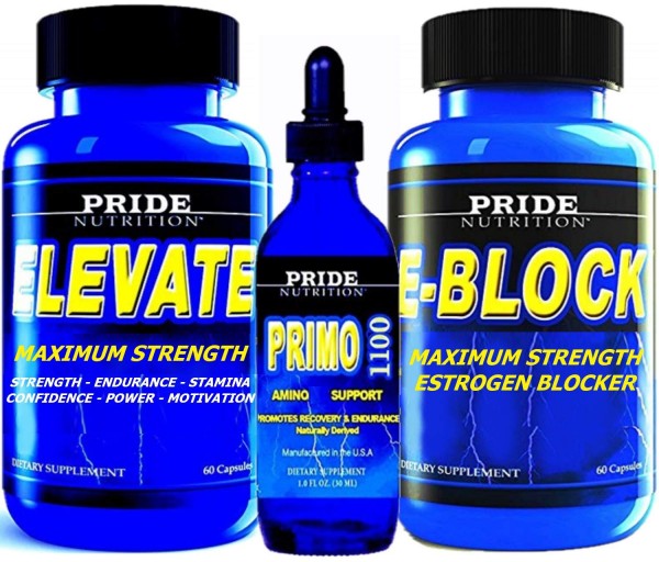 #1 Muscle Building Stack - Anabolic Strength & Recovery Support with Estrogen Blocker - 3 Bottles - Best Lean Muscle Mass Building Stack