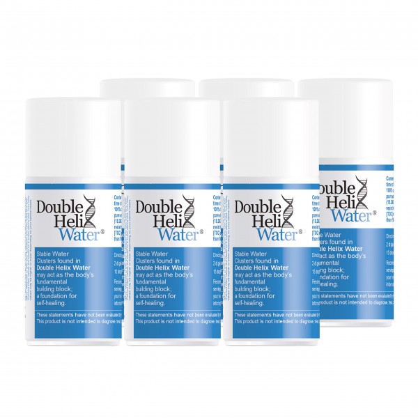 Double Helix Water (15 ml) 6 Pack - Immune Support, Anti Inflammation, Energy Supplement Water Drops Recovery Drink