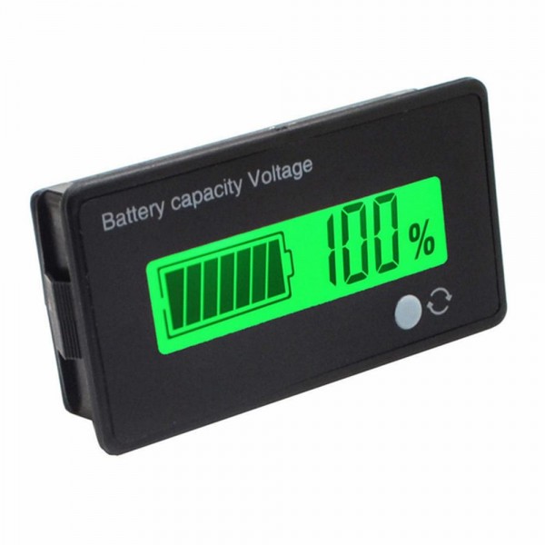 2Pcs 12V/24V/36V/48V 8-70V LCD Acid Lead Lithium Battery Capacity Indicator Board Digital Voltmeter