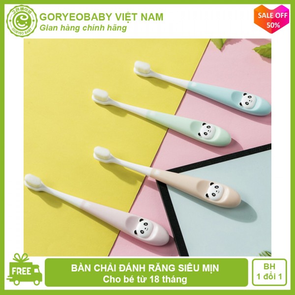 Bàn Chải Đánh Răng Cho Bé 10.000 Sợi Tơ Siêu Mịn - Goryeobaby Việt Nam - bàn chải răng siêu mềm mịn - an toàn cho bé