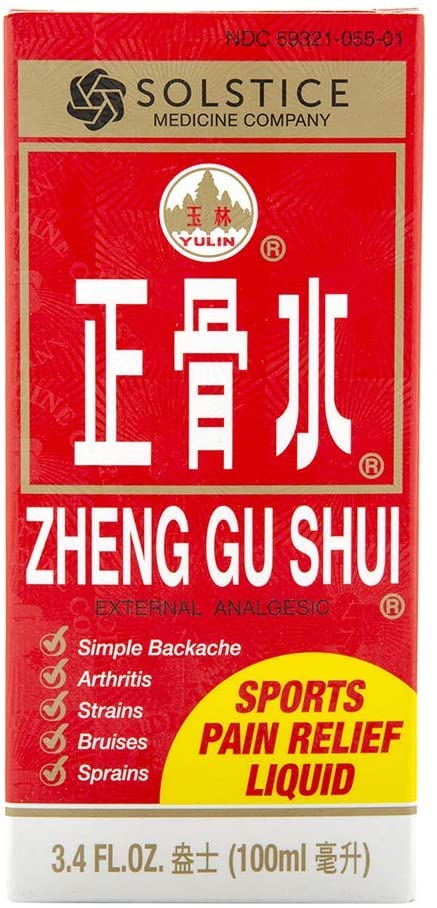 Zheng Gu Shui External Analgesic Lotion - 3.4 Fl. Oz. (100ml) - 6 Bottles