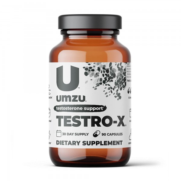 UMZU Testro-X - 30 Day Supply - Natural T Booster - Natural Formula - Promote Proper Hormonal Function - Support Healthy Males