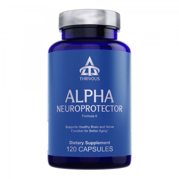 Thrivous Alpha - Enhance Brain & Nerve Function for Better Aging - Advanced Natural Nootropic Supplement: Alpha GPC, Acetyl L Carnitine, R Alpha Li...