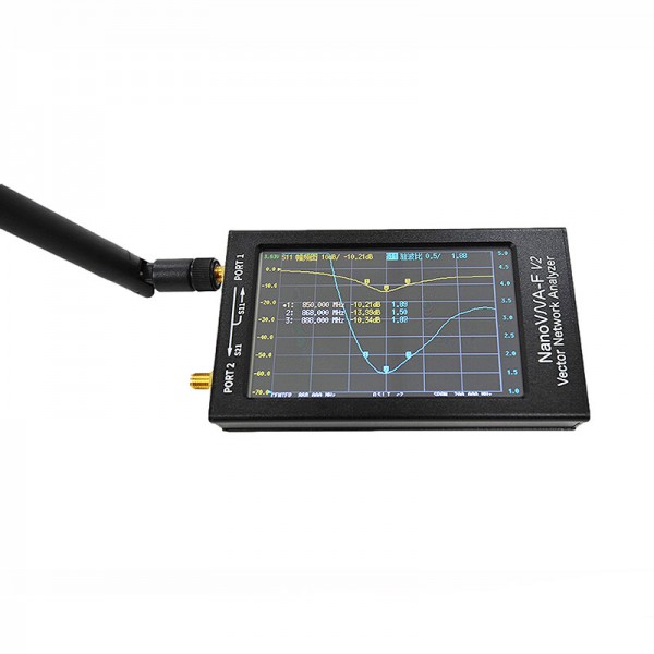 NanoVNA-V2 F 50k-3G Vector Network Analyzer with 4.3inch Display HF VHF UHF Antenna Analyzer