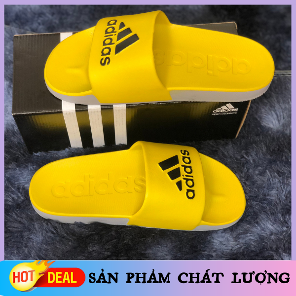 [Full Box] Dép nam quai ngang addidas màu vàng/xanh/đen/trắng Dép addidas quai ngang nam nữ nhiều màu đẹp