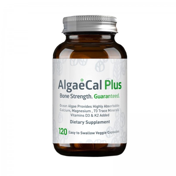 Limited TIME Offer AlgaeCal Plus - Calcium Supplement, Natural Plant-Based with Vitamin D3 + K2, Magnesium, Boron and Trace Minerals, Bone Strength...