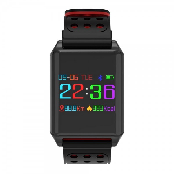 R11 OLED Blood Pressure Heart Rate Monitor Smart Watch IP67 Waterproof