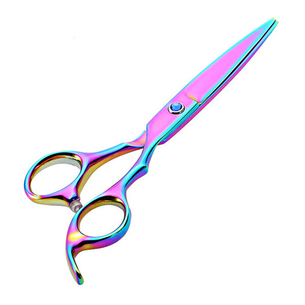 Y.F.M® Stainless Steel Hair Scissors Hairdressing Cutting Hair Styling Tools Rainbow Color