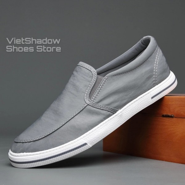 Slip on nam - Giày lười vải nam cao cấp thương hiệu BAODA - Vải polyester (gió) chống thấm 4 màu tuyệt đẹp - Mã 20062