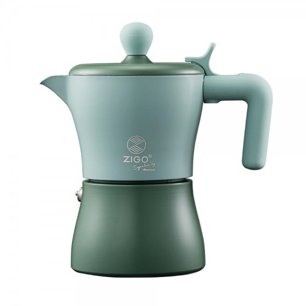 ZIGO Moca Heatable Aluminum Coffee Maker Portable Italian Coffee Maker Espresso Coffee Pitcher Coffee Kettle Coffee Acce