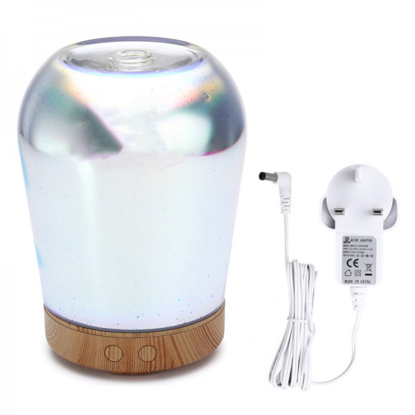 3D Star Lighting Essential Oil Aroma Diffuser Portable Ultra-quiet Ultrasonic Aromatherapy Humidifier with 6 Color LED L