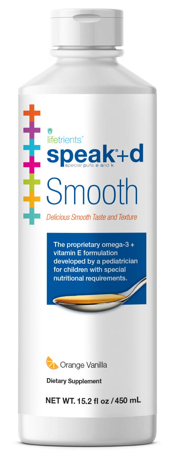 Lifetrients – Speak+D Smooth – Orange Vanilla – 15.2 oz – Pediatrician Formulated to Support Children with Special Nutritional Requirements – Enhan...