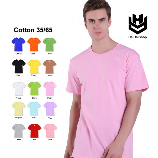 [HCM]Áo Thun Trơn Nam Phom Rộng Phong Cách Hàn Quốc Nhiều Màu Nhiều Size Loại tốt HaiHaiShop Ken T-Shirt