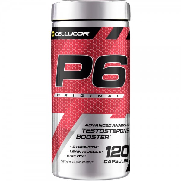 Cellucor P6 Original Testosterone Booster for Men, Build Advanced Anabolic Strength & Lean Muscle, Boost Energy Performance, Increase Virility Supp...