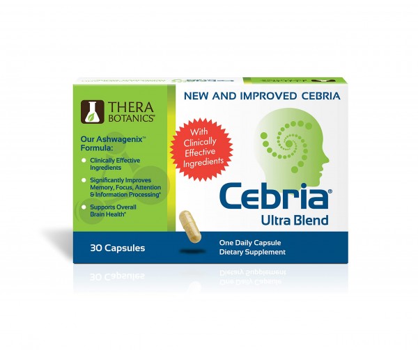 Cebria Ultra Brain Supplement for Men, Women & Seniors – Nootropic Safe and Effective Memory Supplement for Retention, Recall & Age-Related Memory ...