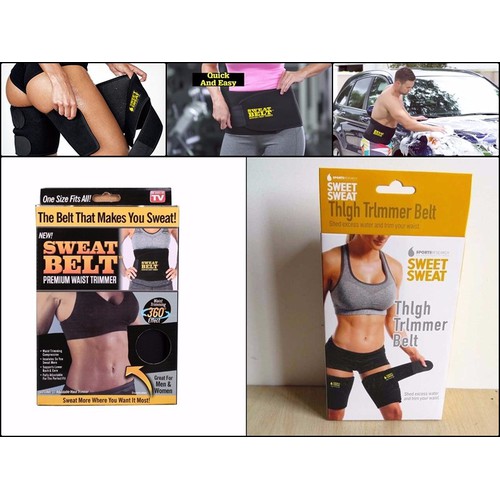 Combo đai giảm mỡ bụng và đùi sweat belt