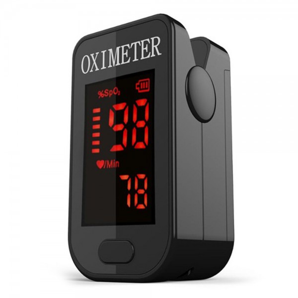 PRCMISEMED PRO-F4 Household Black LED Finger Pulse Oximeter Heart Beat At 1 Min Saturation Monitor Pulse Heart Rate Bloo