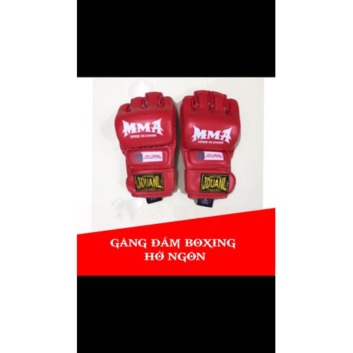 Găng đấm boxing hở ngón mma