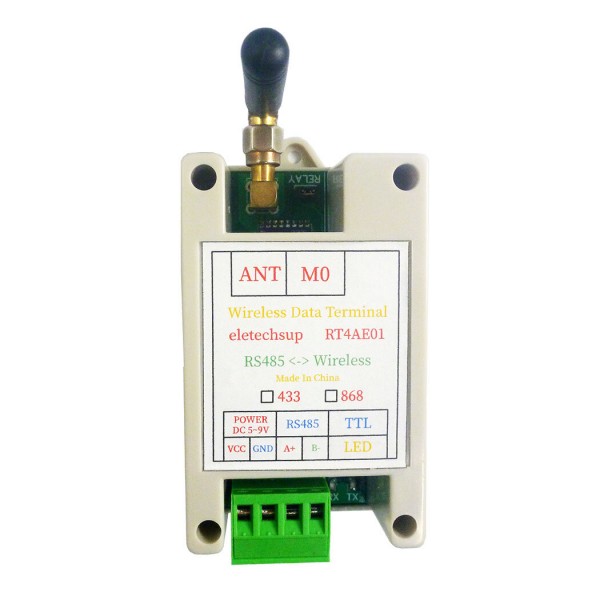 RT4AE01 433M 868M RS485 USB Wireless Transceiver Serial Data Long-distance Transmission Module