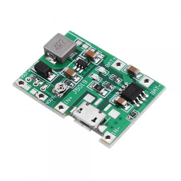 Geekcreit® 3.7V 9V 5V 2A Adjustable Step Up 18650 Lithium Battery Charging Discharge Integrated Module