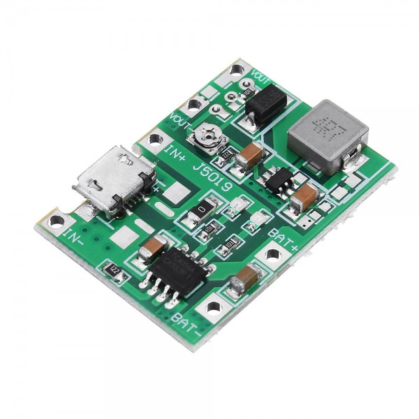 50pcs 3.7V 9V 5V 2A Adjustable Step Up 18650 Lithium Battery Charging Discharge Integrated Module