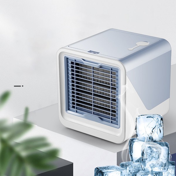 Bakeey 3 in 1 USB Fan Air Purifier Cooler Conditioner Desktop Humidifier Table Fan For Nightstand Office Dorm