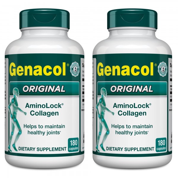 Collagen Pills for Joint Health from GENACOL - 360 Colageno Hidrolizado Capsules | Enhanced Absorption Joint Supplements for Men and Women | Gluten...