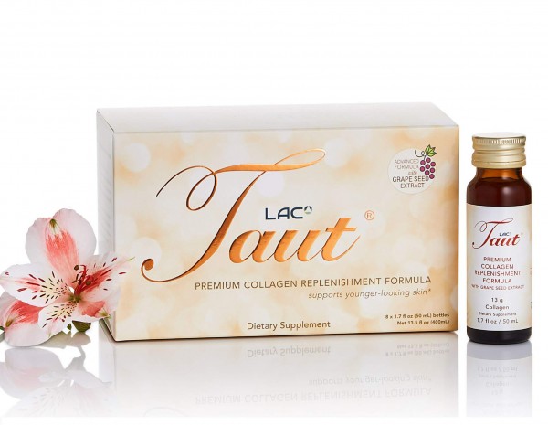 Taut 8 Bottles Liquid Collagen for Women, Pure Marine Collagen Advanced Formula Supplement, 13,000 mg Marine Collagen Peptides +Grape Seed Extract....