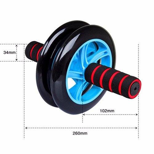 Con lăn tập bụng 2 bánh