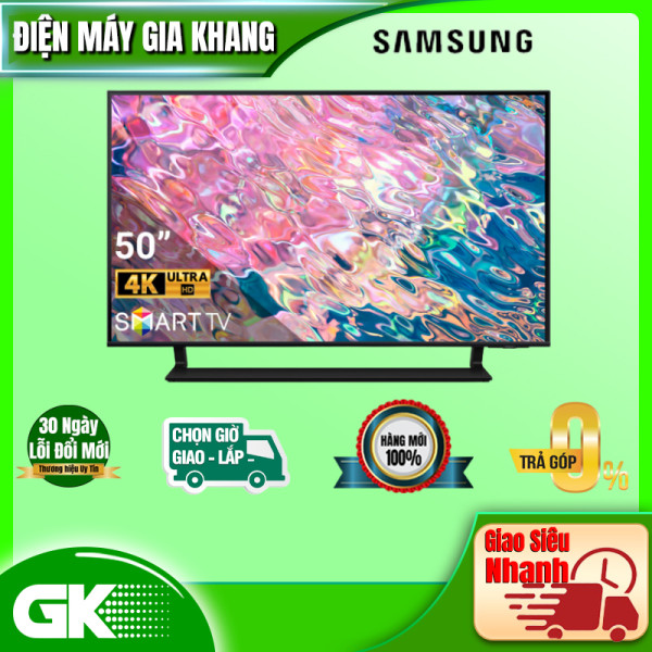 Smart Tivi QLED Samsung 4K 50 inch QA50Q60BA - Model 2022