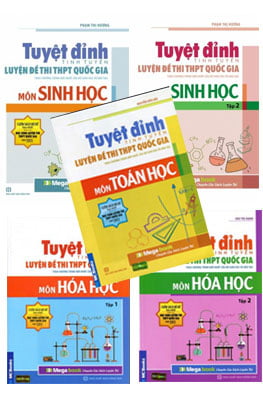 Combo Tuyệt Đỉnh Tinh Tuyển Luyện Đề Thi THPT (Toán - Hóa - Sinh)