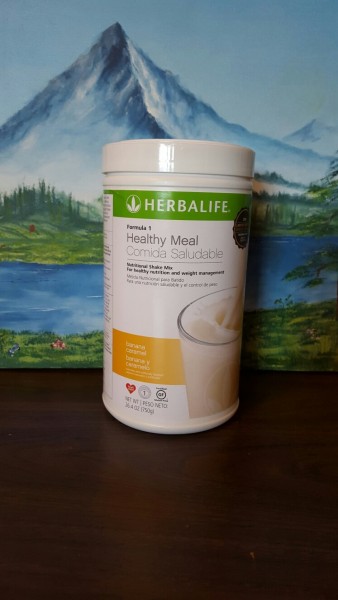 Herbalife Formula 1 Healthy Meal Nutritional Shake Mix Banana Caramel