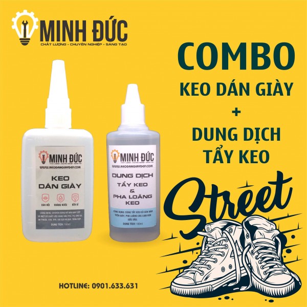 Keo dán giày dép chuyên dụng Minh Đức - 100ml - Shop Minh Đức