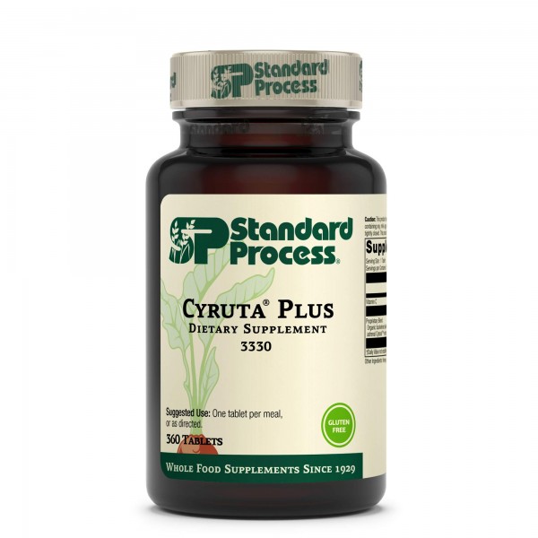 Standard Process Cyruta Plus - Whole Food Cholesterol Supplements, Immune Support, Heart Health, Blood Circulation, and Blood Sugar Support with Gl...