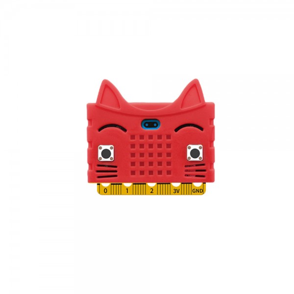 3pcs Red Silicone Protective Enclosure Cover For Motherboard Type A Cat Model