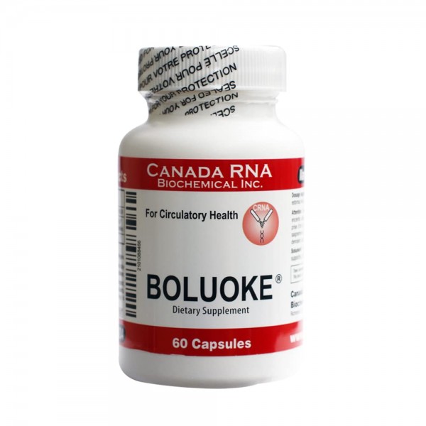 Boluoke (Lumbrokinase) for Circulatory Health Canada RNA, 60 caps