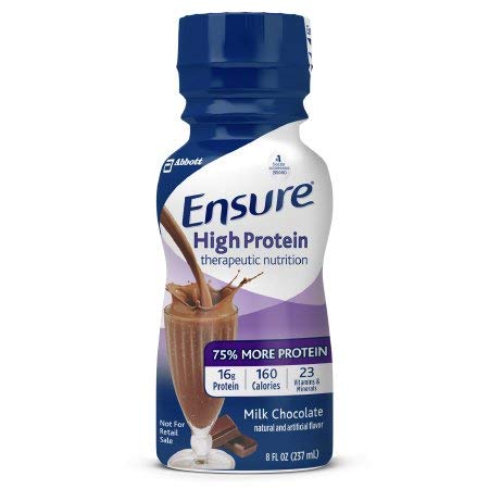 Ensure Active High Protein Nutrition Shake, Milk Chocolate, 8 oz, 24 Count